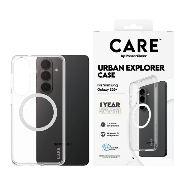 Samsung Galaxy S26 Plus Skal Urban Explorer MagSafe Transparent