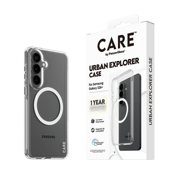 Samsung Galaxy S26 Plus Skal Urban Explorer MagSafe Transparent