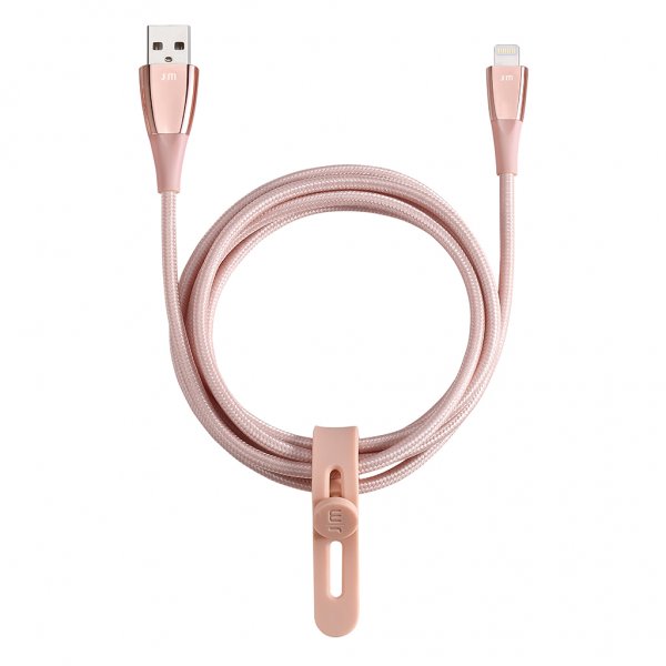 Kabel ZinCable USB-A/Lightning 1.5m Roseguld