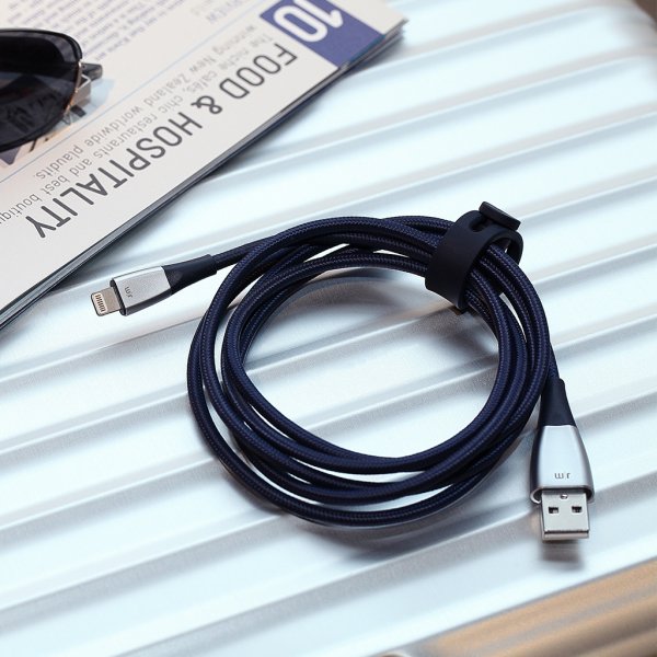 Kabel ZinCable USB-A/Lightning 1.5m Roseguld