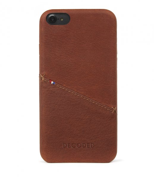iPhone 7/8/SE Leather Back Cover Brun