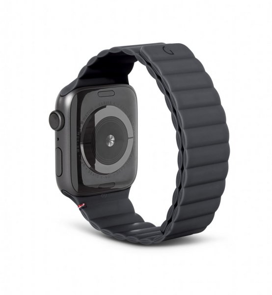 Apple Watch 42/44/45mm/Apple Watch Ultra Armband Silicone Magnetic Traction Strap Lite Charcoal