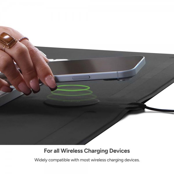 Musmatta Desk Mat with Wireless Charging