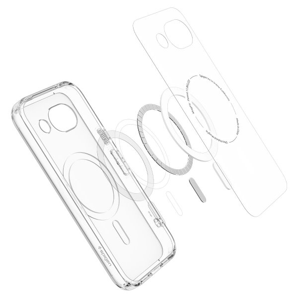 Google Pixel 10a Skal Ultra Hybrid MagFit Clear White
