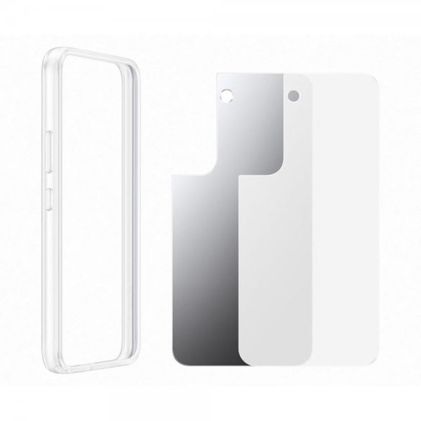 Original Galaxy S22 Skal Frame Cover Transparent