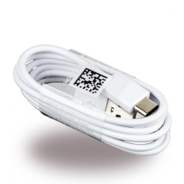 Data- och Laddningskabel USB till USB Type-C 1.5m Vit