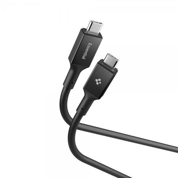 Essential Kabel USB-C till USB-C 100W 1m Svart