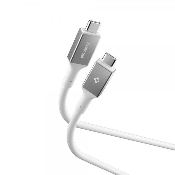 Essential Kabel USB-C till USB-C 100W 2m Vit