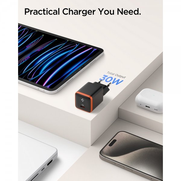 Essential Laddare 30W USB-C Svart