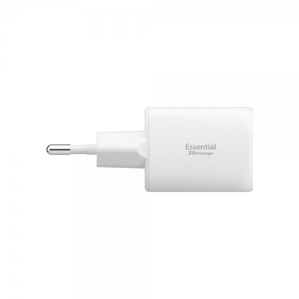 Essential Laddare 35W 1xUSB-C 1xUSB-A Vit