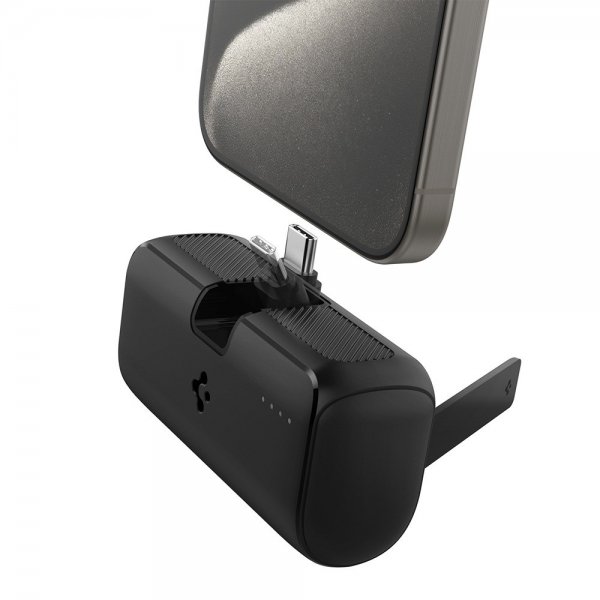 Essential Powerbank med Stativ 5000 mAh 22.5W Svart