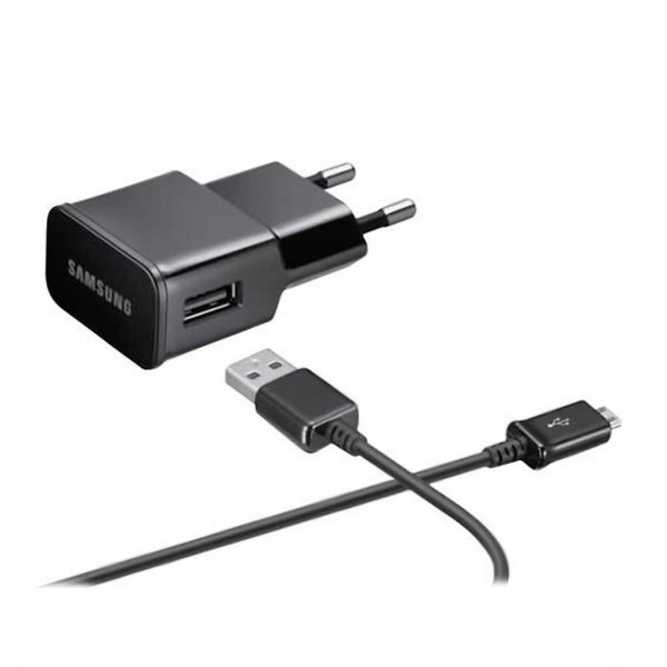 ETA-U90EBE Laddningsadapter + Micro-USB Kabel 1m Svart