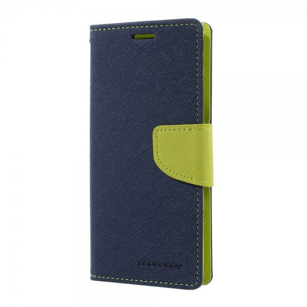 Fancy Diary Plånboksfodral till Samsung Galaxy S8 Mörkblå