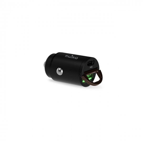 Billaddare Bullet 30W USB-C/USB-A Svart