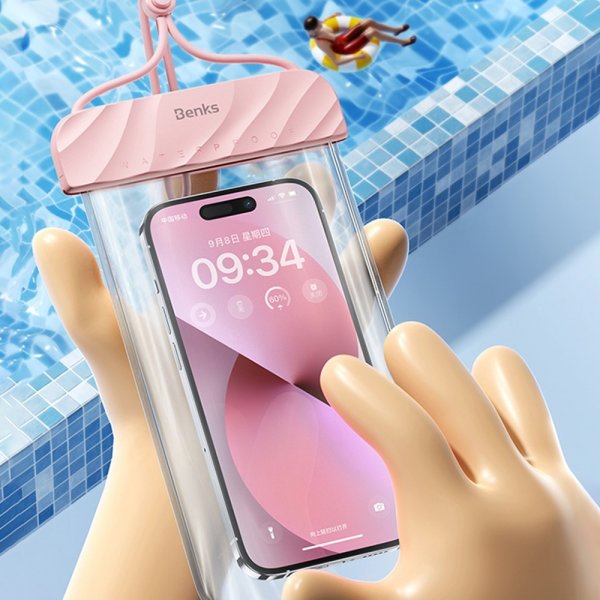 Fodral med Strap Vattentålig Rosa