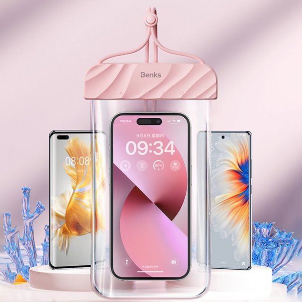 Fodral med Strap Vattentålig Rosa