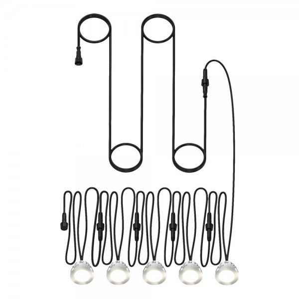 Förlängningskit till SH-DLK01 Altanbelysning 5-pack