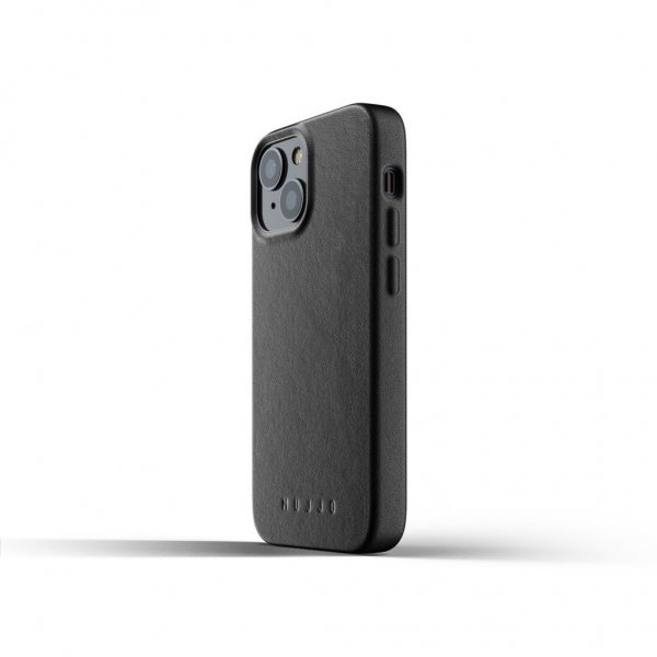 iPhone 13 Mini Skal Full Leather Case Svart