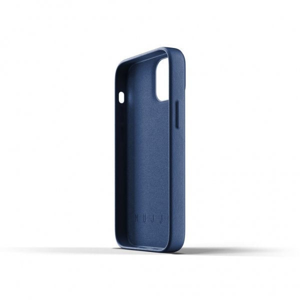 iPhone 13 Mini Skal Full Leather Case Monaco Blue