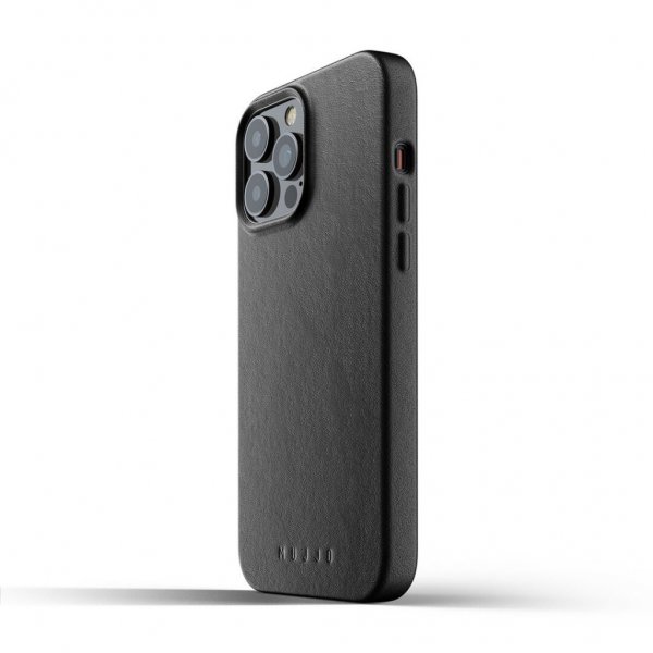 iPhone 13 Pro Max Skal Full Leather Case Svart