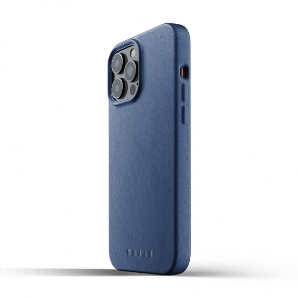 iPhone 13 Pro Max Skal Full Leather Case Monaco Blue