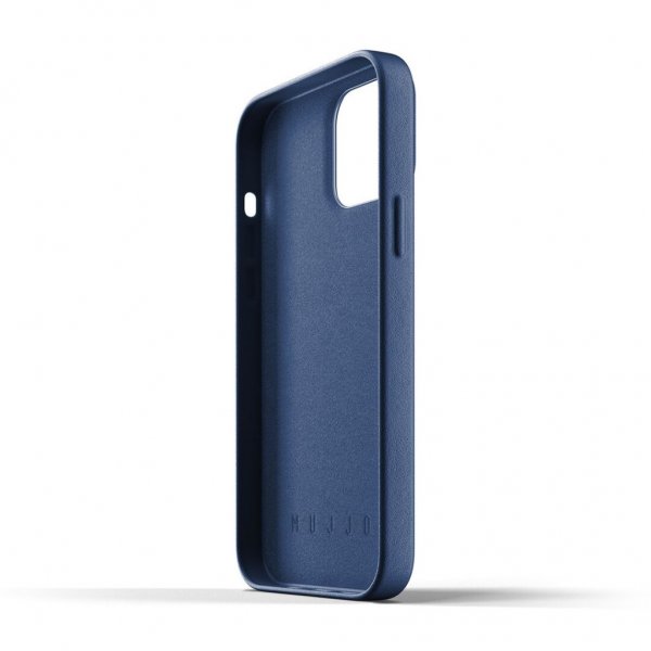 iPhone 13 Pro Max Skal Full Leather Case Monaco Blue