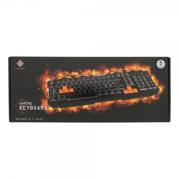 DK110 Gaming Tangentbord Svart