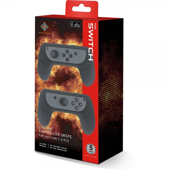 Silikongrepp för Nintendo Switch Joy-Con Svart