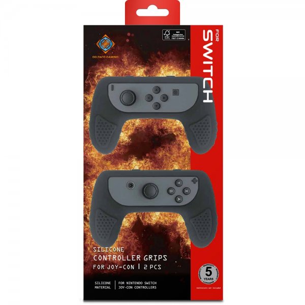 Silikongrepp för Nintendo Switch Joy-Con Svart