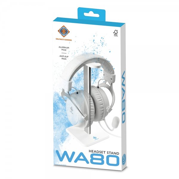WA80 Hörlursstativ Vit