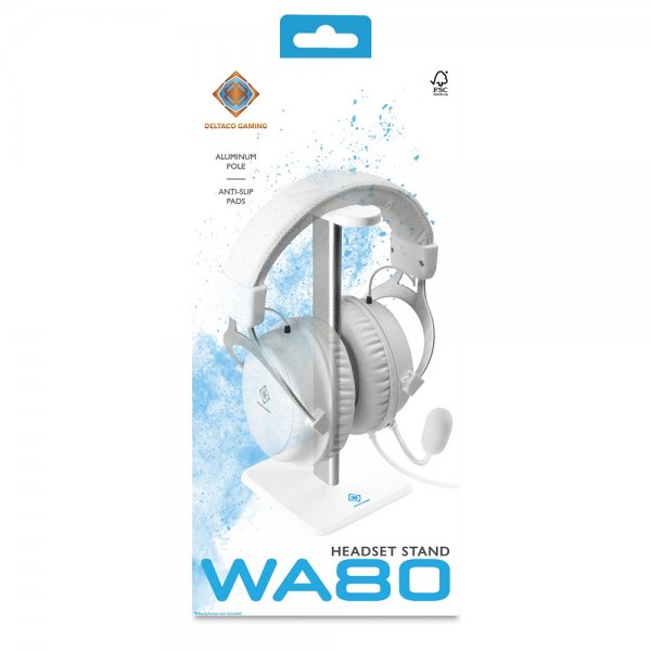 WA80 Hörlursstativ Vit
