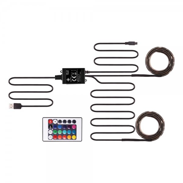 Flexibel RGB LED Slinga 2x50 cm