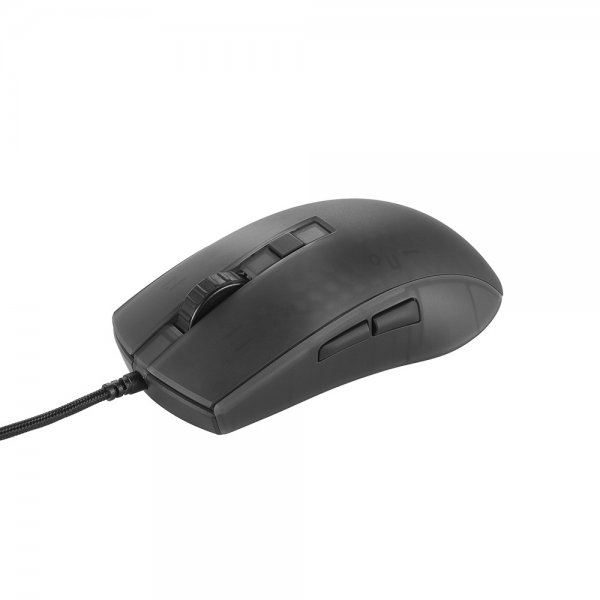 DM310 Gaming Mus Semitransparent RGB Svart