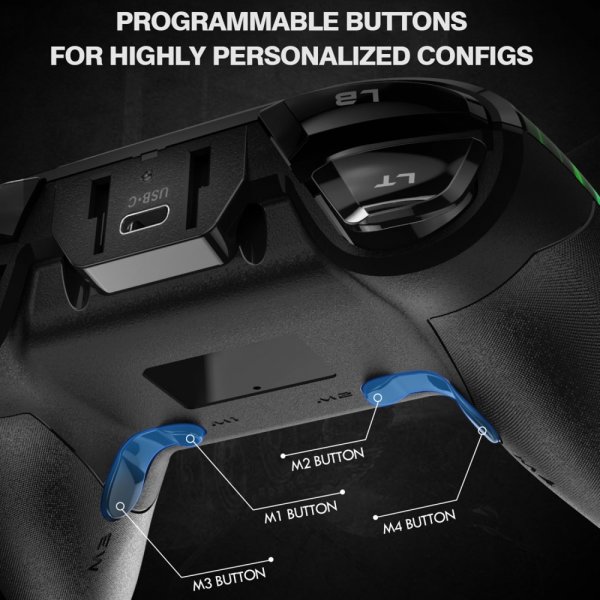 Arion 9110 Programmable Keys Wireless Game Controller Colorful