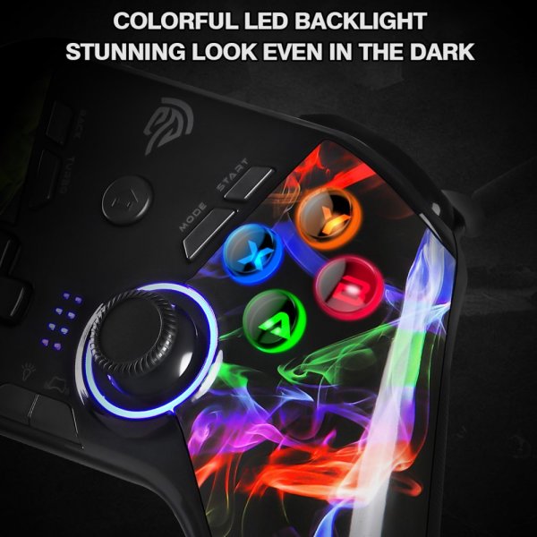 Arion 9110 Programmable Keys Wireless Game Controller Colorful