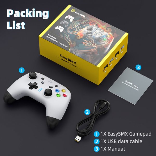 Bayard 9124 Switch/Android/PC Programmable Wireless Gamepad Vit
