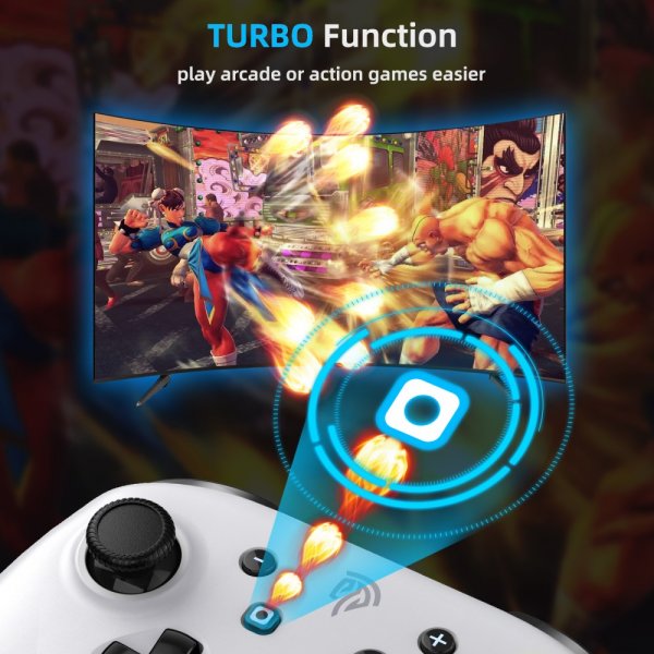 Bayard 9124 Switch/Android/PC Programmable Wireless Gamepad Vit
