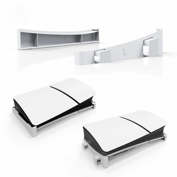 PlayStation 5 Slim (Digital/Disc Edition) Ställ Vit