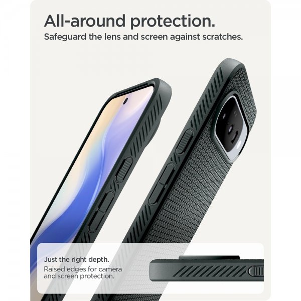 Google Pixel 10/Pixel 10 Pro Skal Liquid Air MagFit Abyss Green