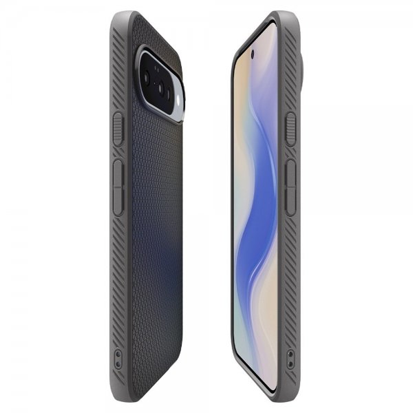 Google Pixel 10/Pixel 10 Pro Skal Liquid Air MagFit Marble Gray
