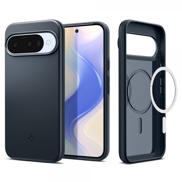 Google Pixel 10/Pixel 10 Pro Skal Thin Fit MagFit Metal Slate