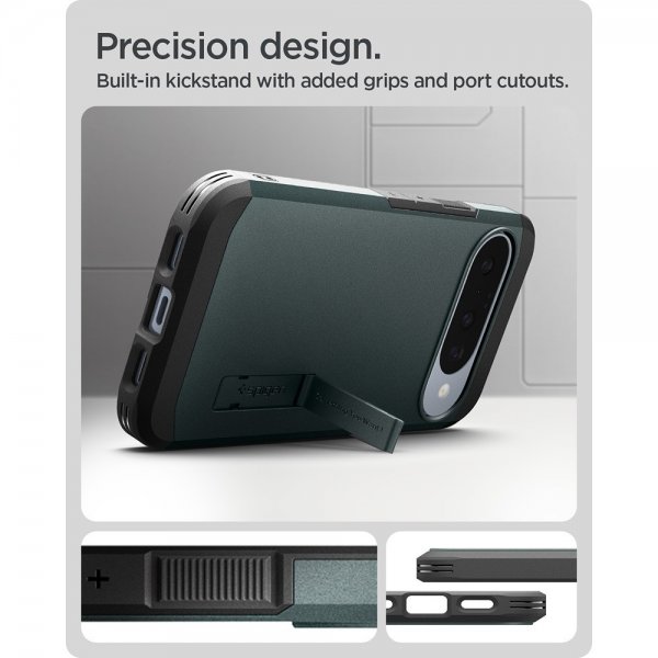 Google Pixel 10/Pixel 10 Pro Skal Tough Armor MagFit Abyss Green