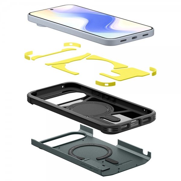 Google Pixel 10/Pixel 10 Pro Skal Tough Armor MagFit Abyss Green