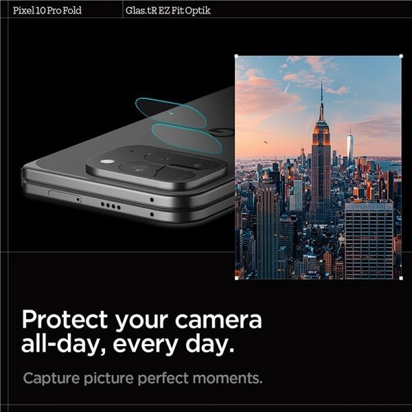 Google Pixel 10 Pro Fold Kameraskydd Glas.tR EZ Fit Optik 2-pack
