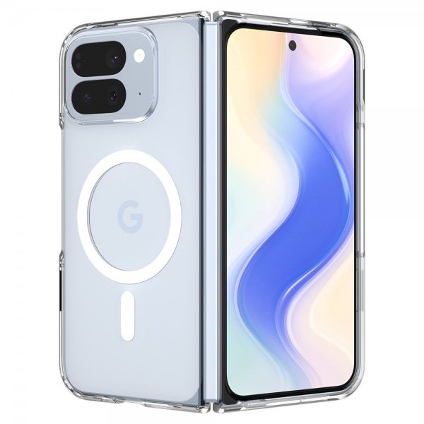 Google Pixel 10 Pro Fold Skal Ultra Hybrid MagFit Clear White