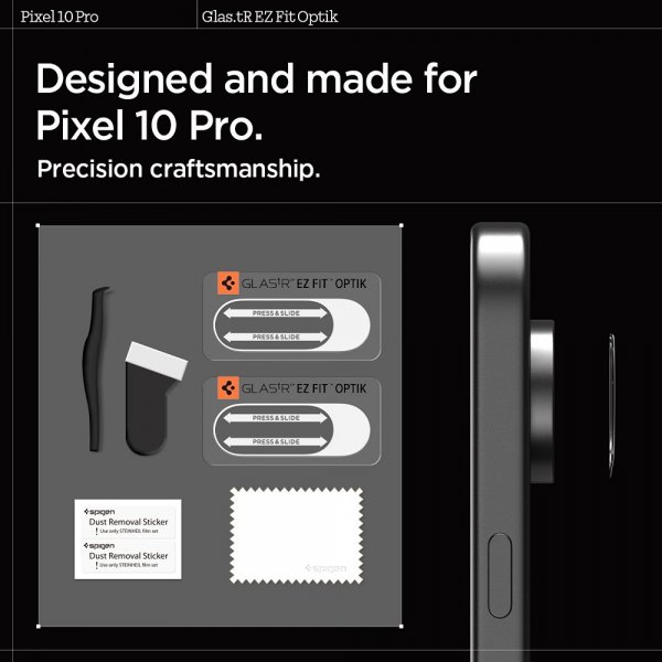 Google Pixel 10 Pro Kameraskydd Glas.tR EZ Fit Optik 2-pack
