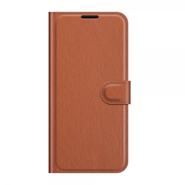 Google Pixel 6 Pro Fodral Litchi Brun
