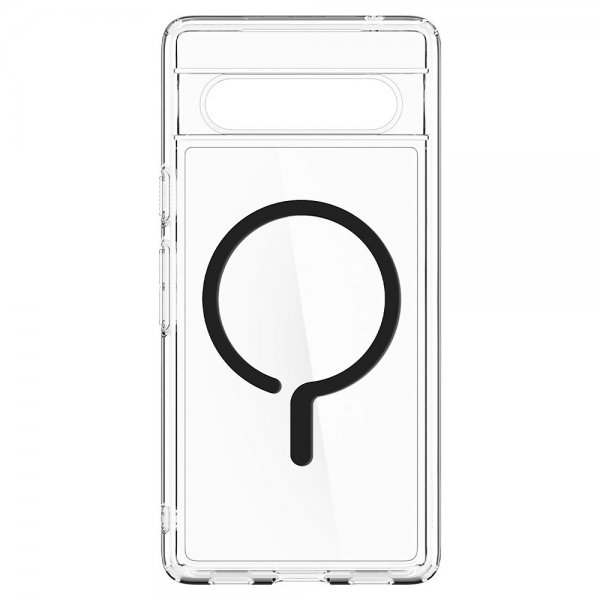 Google Pixel 7a Skal Ultra Hybrid OneTap Metal Ring MagFit Svart