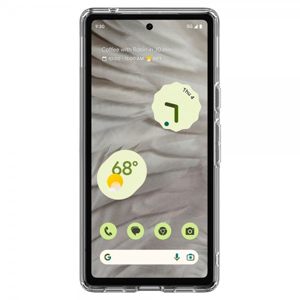 Google Pixel 7a Skal Ultra Hybrid OneTap Metal Ring MagFit Svart