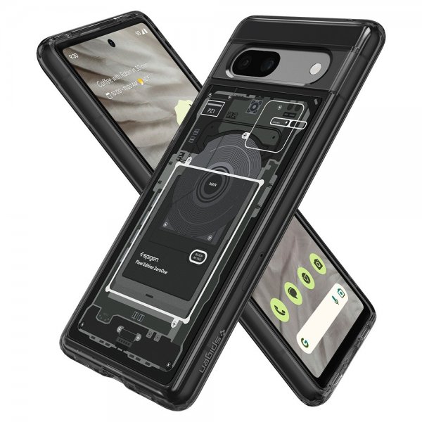 Google Pixel 7a Skal Ultra Hybrid Zero One Svart